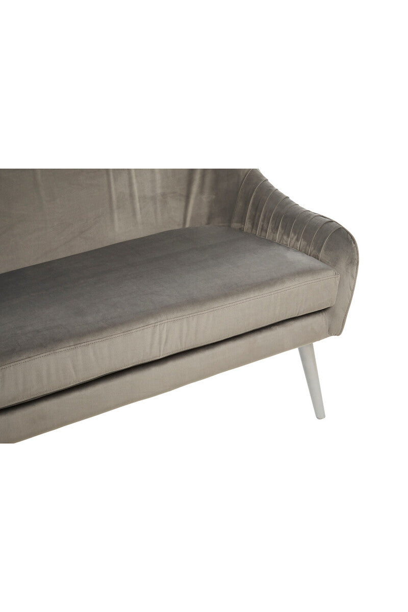 Grey Velvet Sofa | Louxor