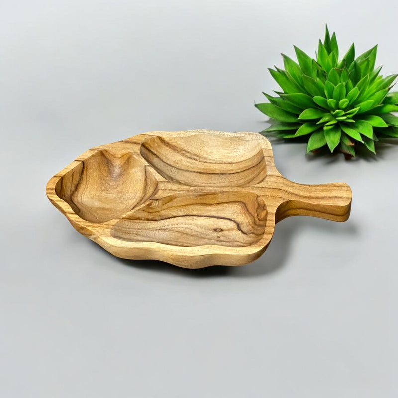 25CM TEAK ROOT ACORN BOWL