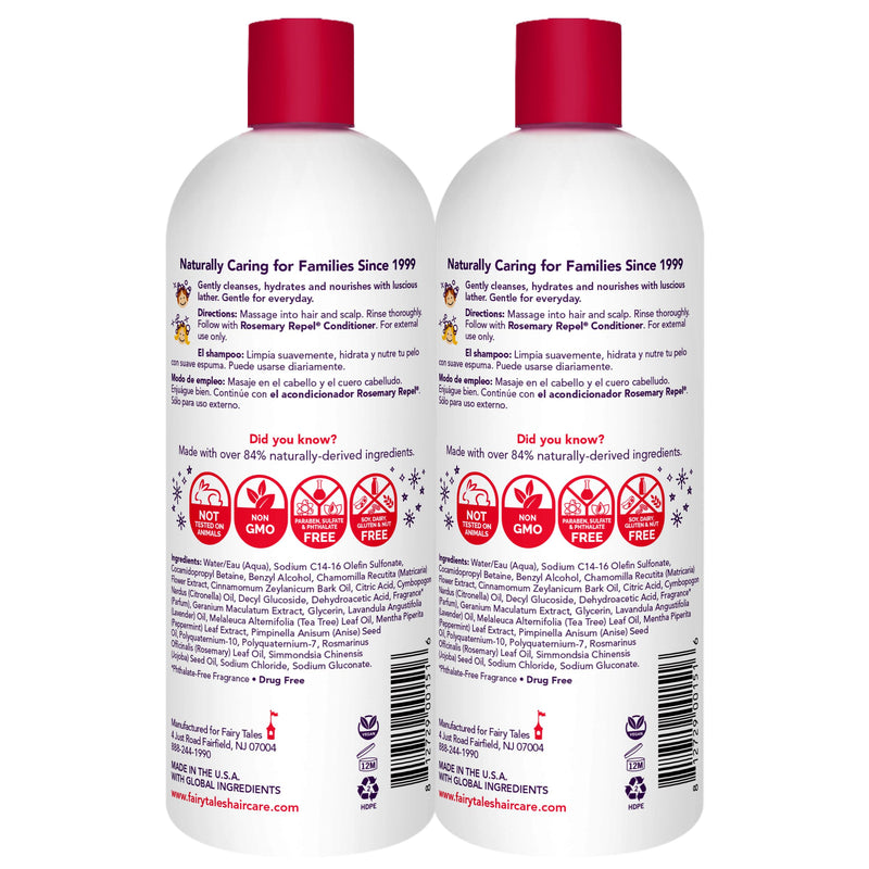Fairy Tales Rosemary Repel Daily Kids Shampoo – 2-Pack, 32 oz