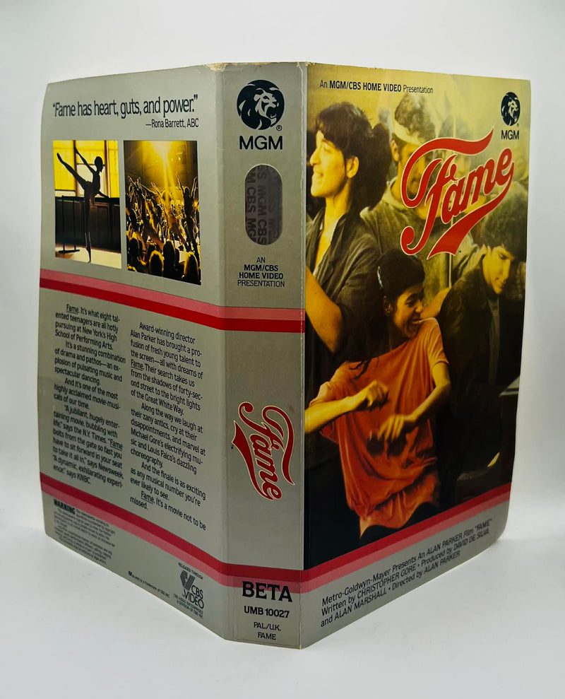 Fame (Betamax) Big Box Sleeve