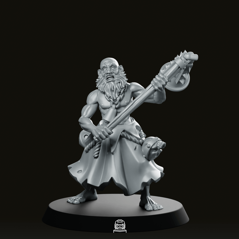 Fanatic 01 Fantasy Miniature Zealot NPC Warrior