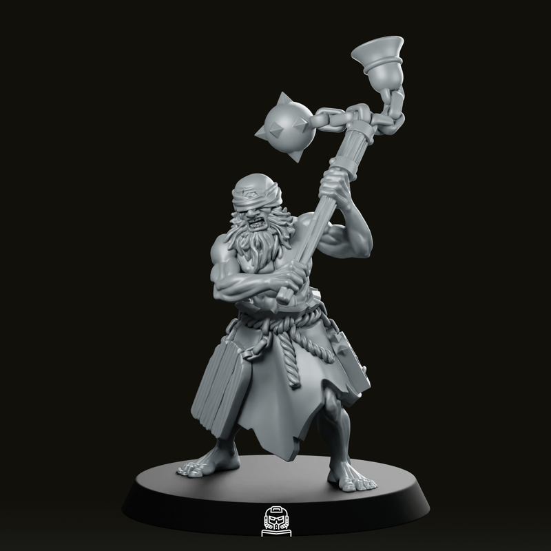 Fanatic 02 Fantasy Miniature Spiked Flail Zealot
