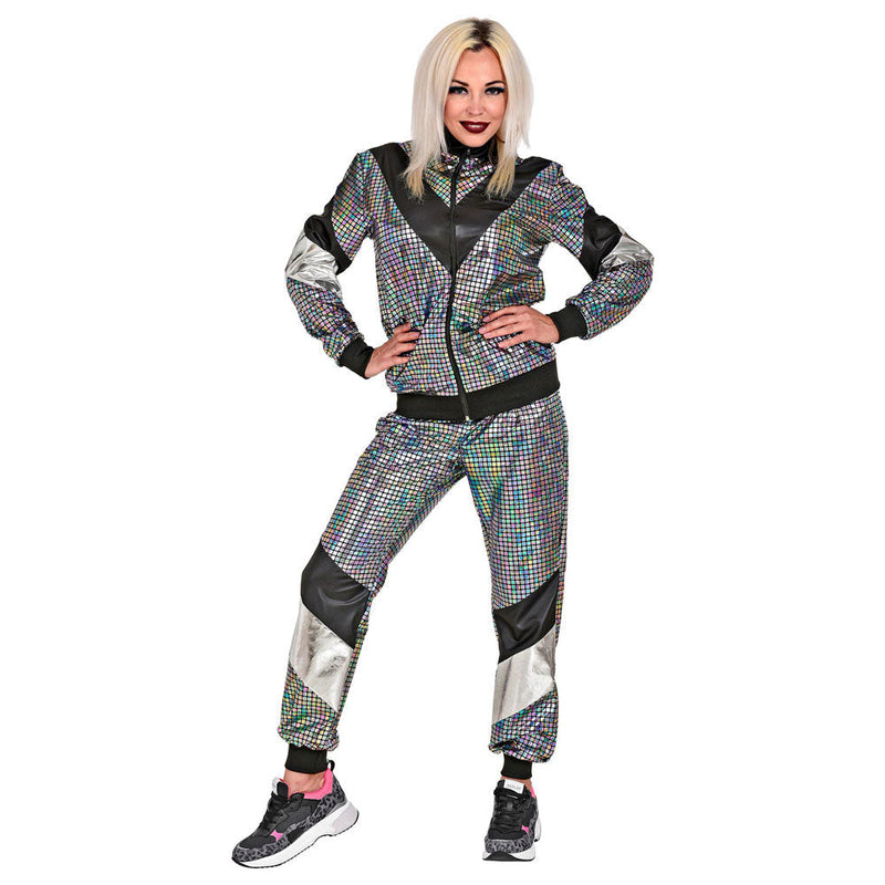 80s Disco Ball Shell Suit - Adult Costume