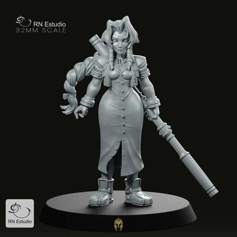 Fantasy Eria Gettysburgh JRPG Miniature Female Warrior Hero