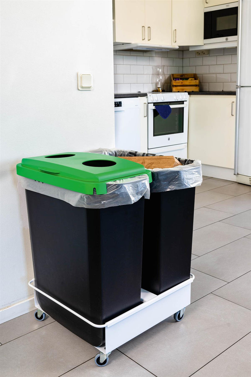 Durable ECO 110L Bin Bags | 100% Recycled Bin Liners | Fits 60L Bins | 25 Pack
