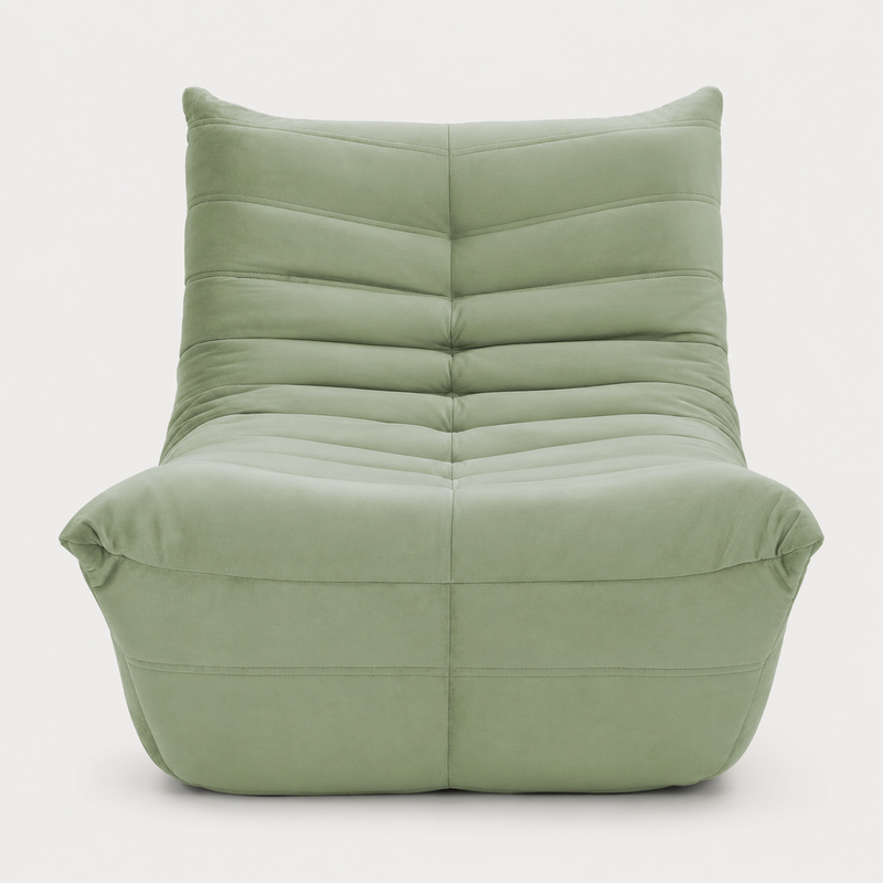 Green Togo Inspired Floor Lounge Chair