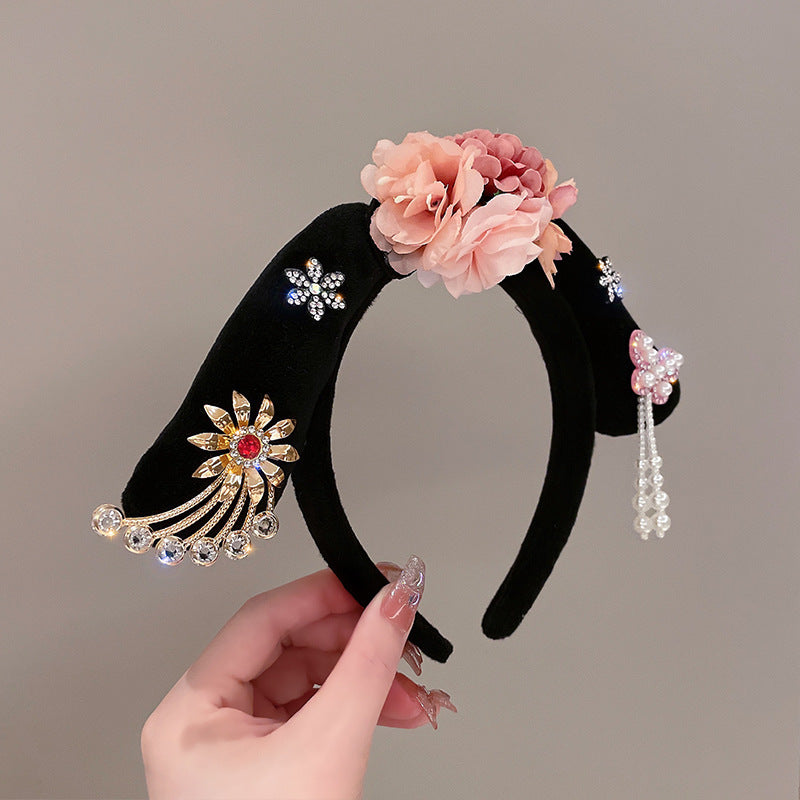Chinese-Style Princess Tassel Headband