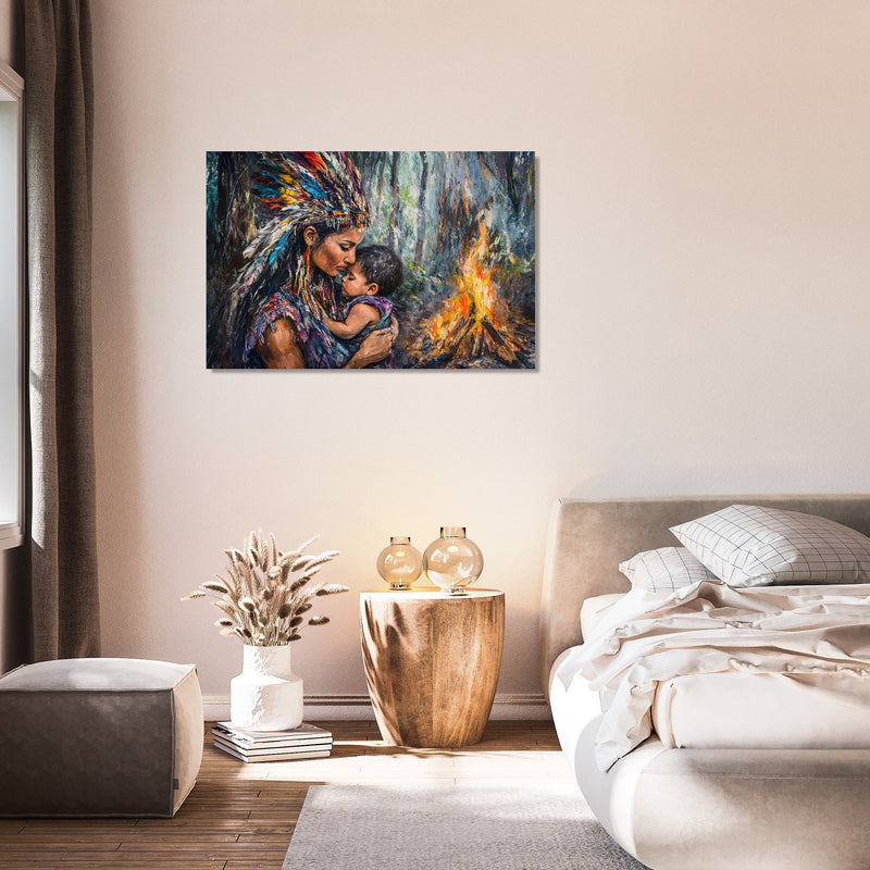 Tribal Motherhood Canvas