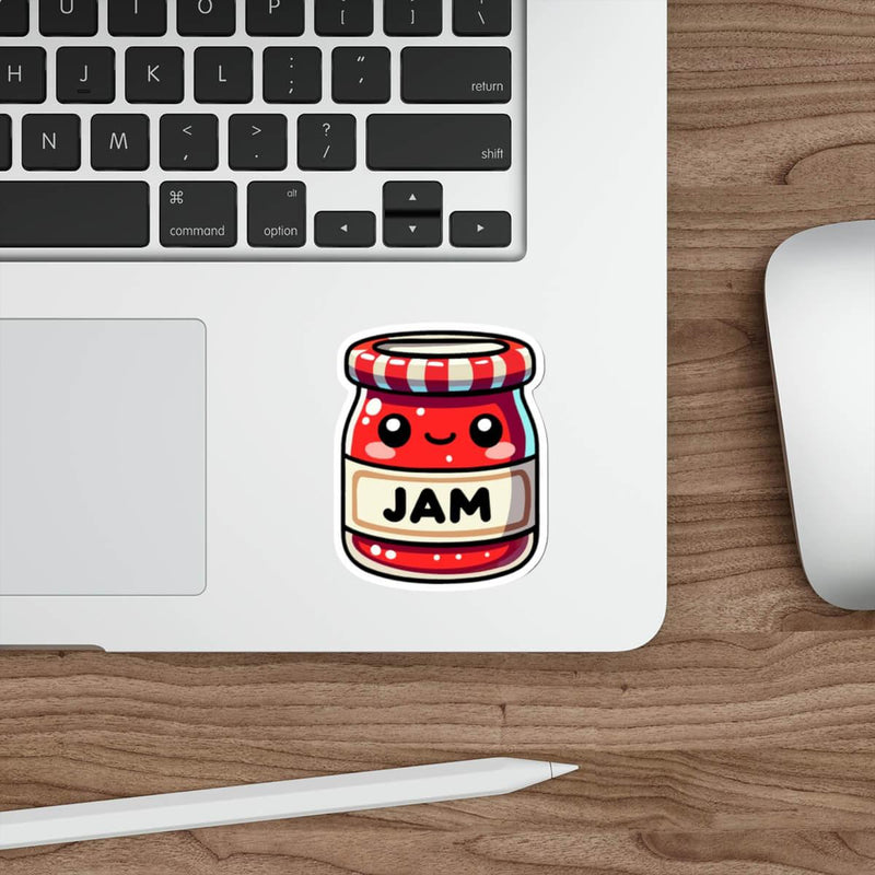 Kawaii Jam Jar Sticker – Cute Food Vinyl Sticker