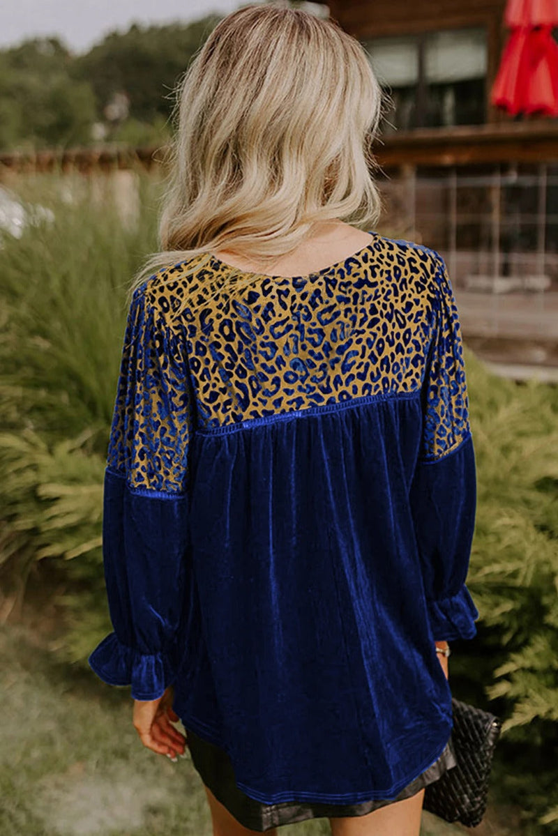 Women's Loose-fitting, Casual, Versatile Velvet Top