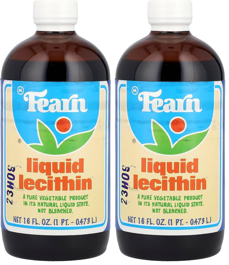 Fearn Liquid Lecithin - 16 Fl Oz (Pack of 2)