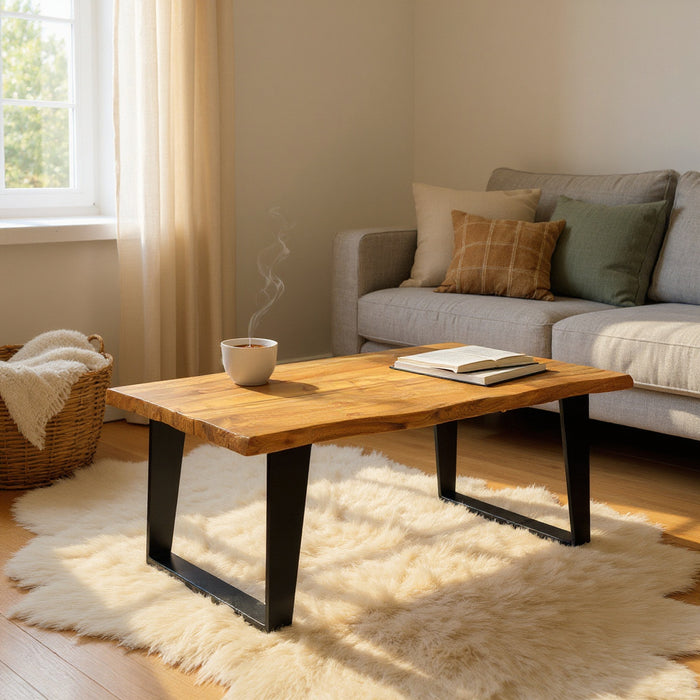115CM WOODEN COFFEE TABLE
