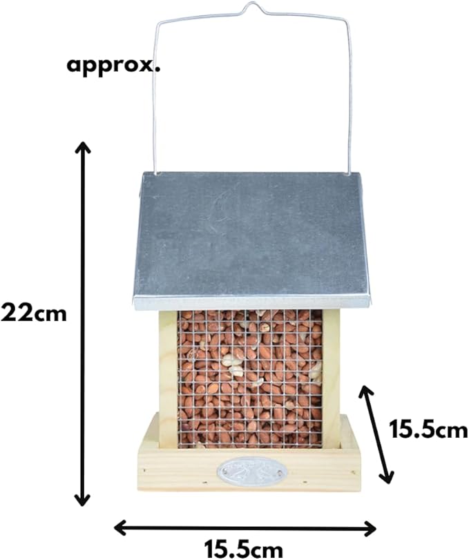 Bird Hopper Feeder Seeds & Peanuts