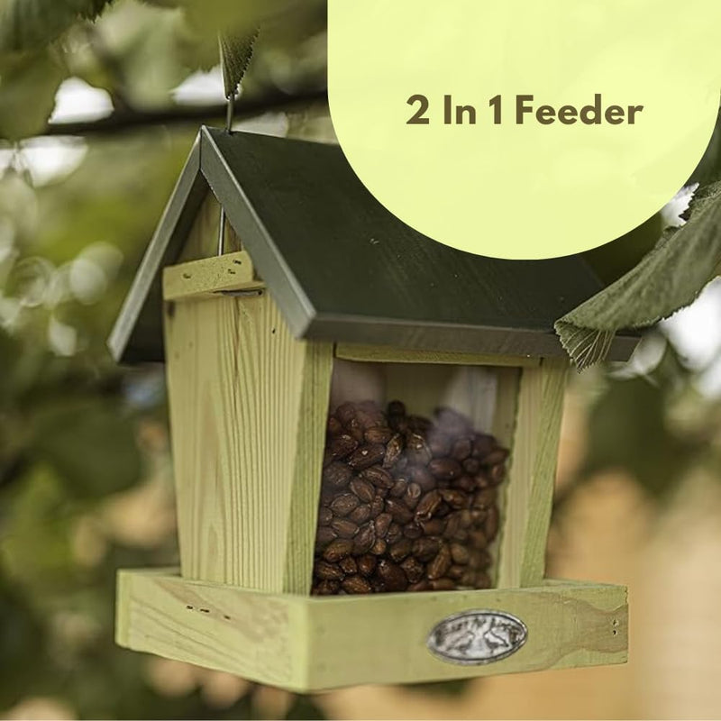 Bird Hopper Feeder Seeds & Peanuts