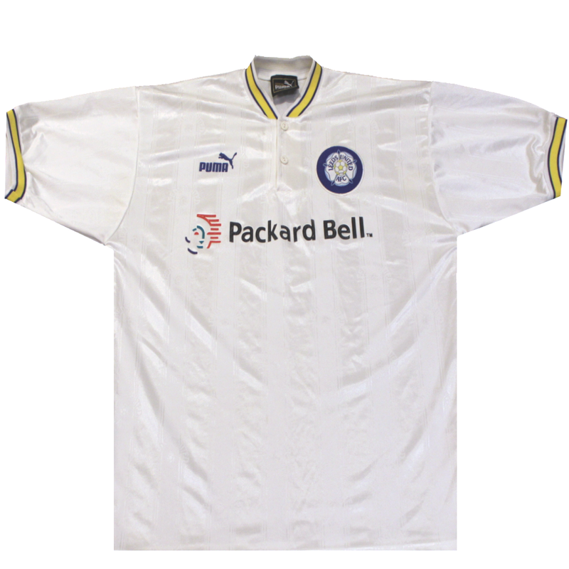 Leeds United 1996-1997 Home Shirt (Excellent) L