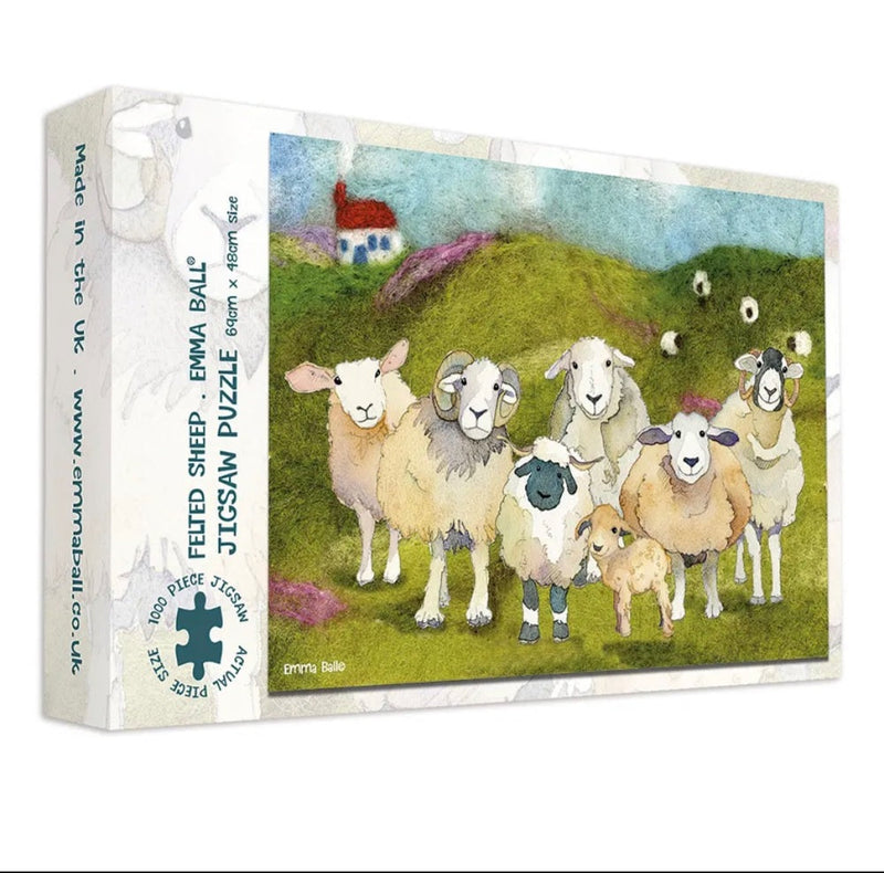 FELTED SHEEP 1000 PIECE BOXED JIGSAW