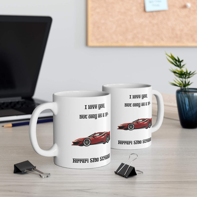 Ferrari SF90 Mug – Funny Gift for Car Lovers