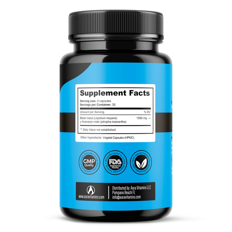 Fertili-T by Aura Vitamins – Male Fertility Support, 1500 mg, 90 Capsules