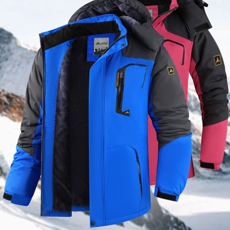 Warm Fleece Outdoor Windproof Mountaineering Cotton Jacket