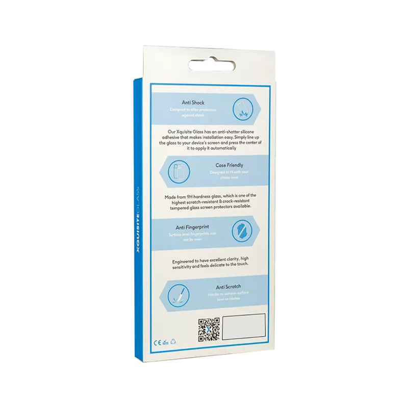 Xquisite 2D Glass Screen Protector Shield for iPhone 16 & iPhone 15