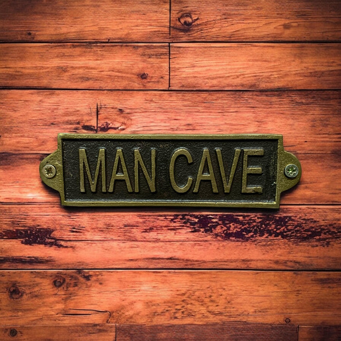 MAN CAVE METAL SIGN Home Decor