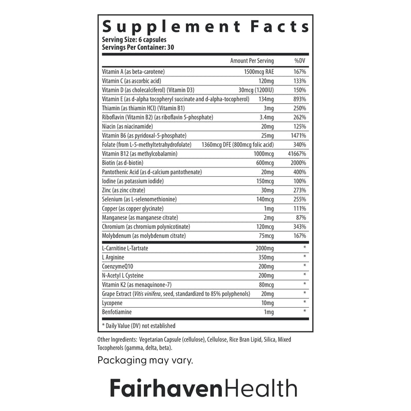 Fairhaven Health FH Pro for Men – Clinically Studied Prenatal Fertility Support for Him | 180 Capsules