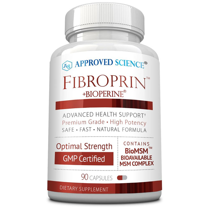 Approved Science Fibroprin - Ease Nerve & Muscle Aches | 90 Capsules | Made in USA