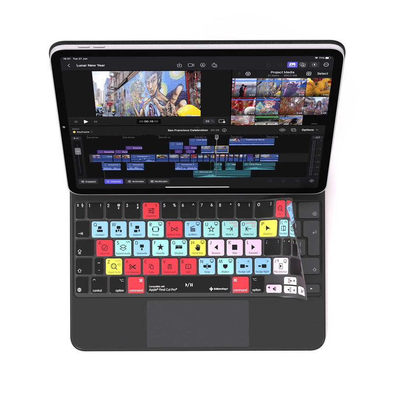 Final Cut Pro Keyboard Cover for iPad Magic Case