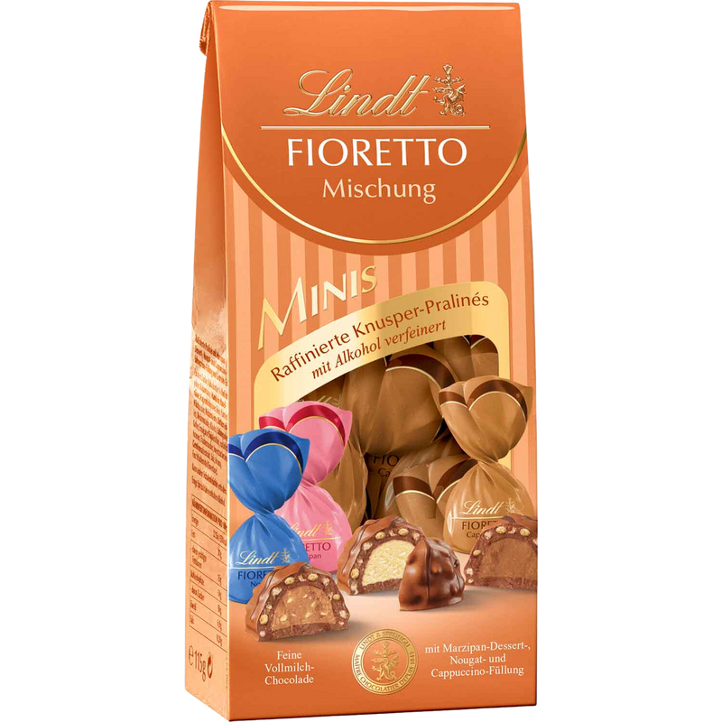 Mixed Lindt Fioretto | 3 varieties | 115g Bag | BB End May 26