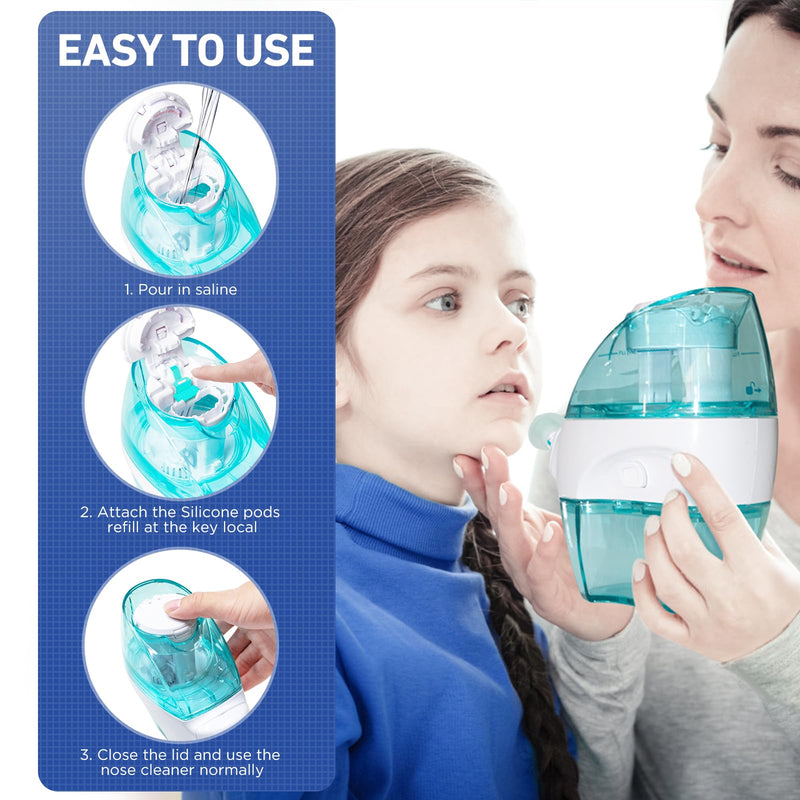 FireAnt 100 Saline Packets + 12 Reusable Navage Pods for Nasal Care