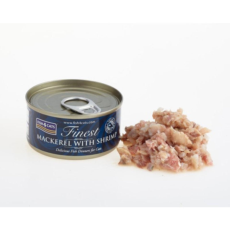 Fish4Cats Finest Mackerel With Shrimp BUY 9 GET 1 FREE!