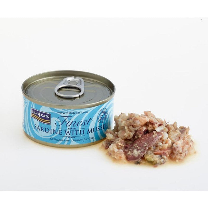 Fish4Cats Finest Sardine With Mussel BUY 9 GET 1 FREE!