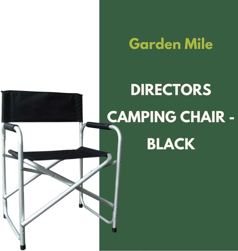 Camping Chair Folding Director Style Heavy Duty Outdoor Seat