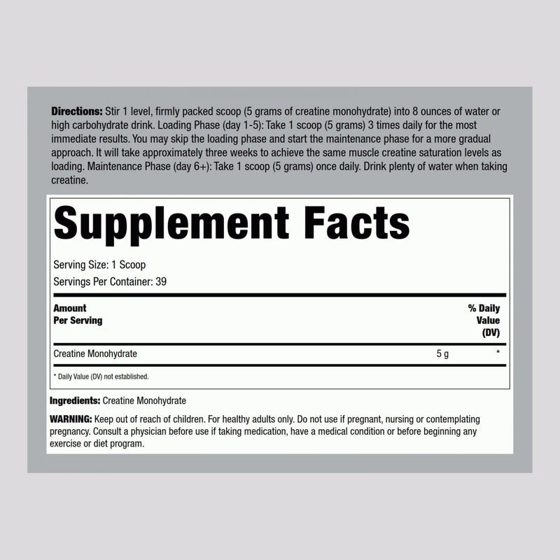 Fitness Labs German Creatine Powder – Creapure Monohydrate, 7.05 oz, Pack of 2