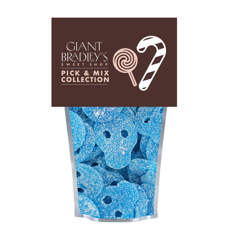 Fizzy Blue Skulls