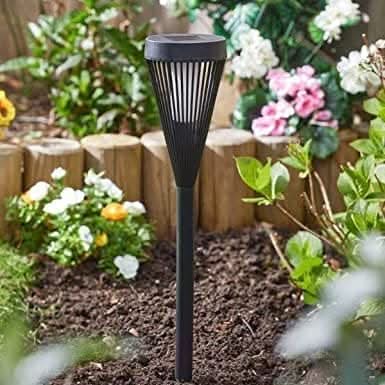 Solar LED Flaming Stake Light Garden Torch