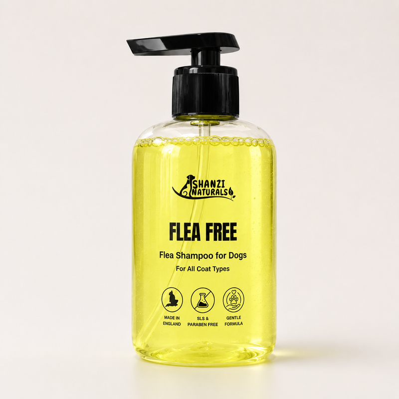 Flea Shampoo For Dogs - With Neem Oil - 250ml