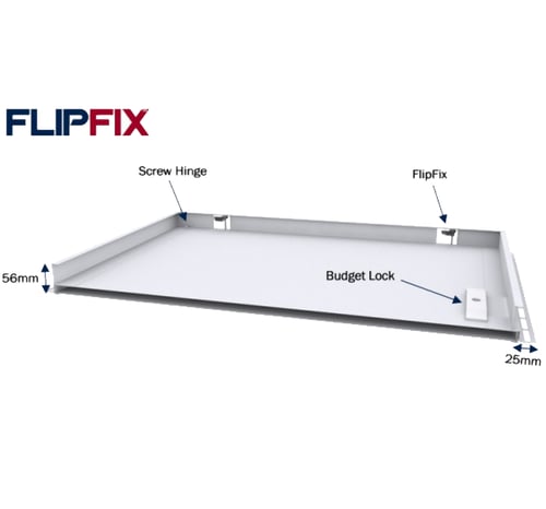FlipFix Plasterboard Access Panels - Standard Lock Fire Rating