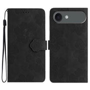 Flower Embossing Pattern Leather Phone Case, For iPhone Air, For iPhone 16 Pro Max, For iPhone 16 Pro, For iPhone 16 Plus - InStock