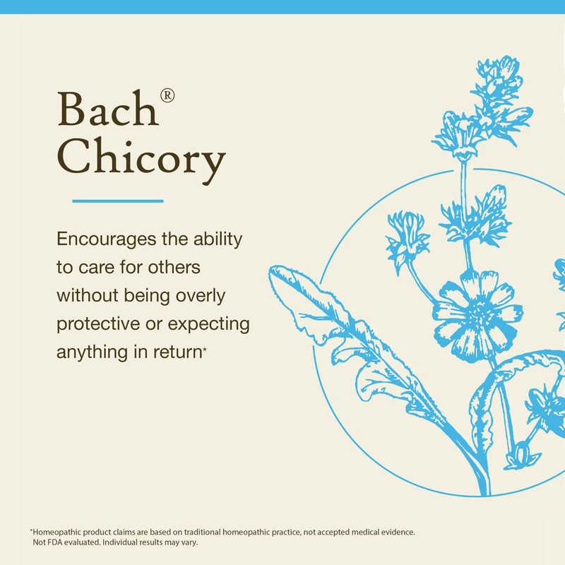Bach Chicory – Love Unconditionally (20mL) – Original Flower Remedy (Vegan, GF, Sugar-Free)