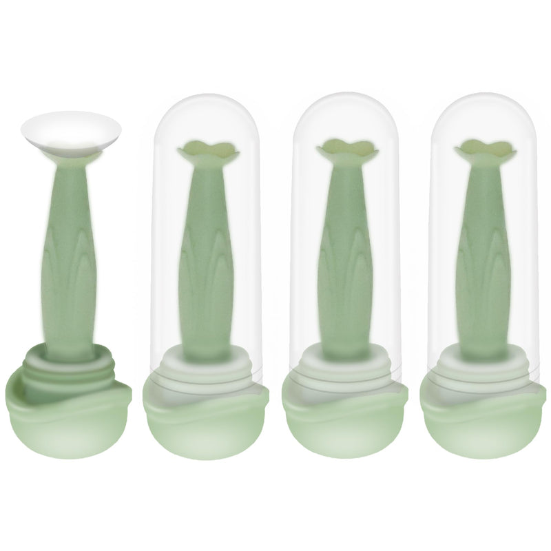 4 Pack Flower-Shaped Contact Lens Remover with Storage Box – Hard/RGP Lenses