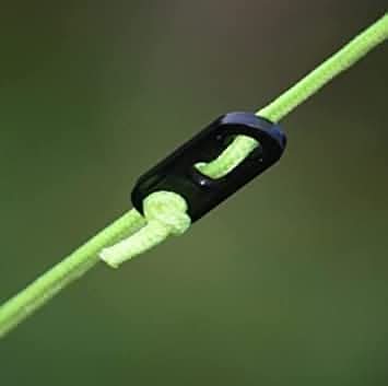 Reflective Tent Guy Ropes with Adjustable Tensioners 4pc