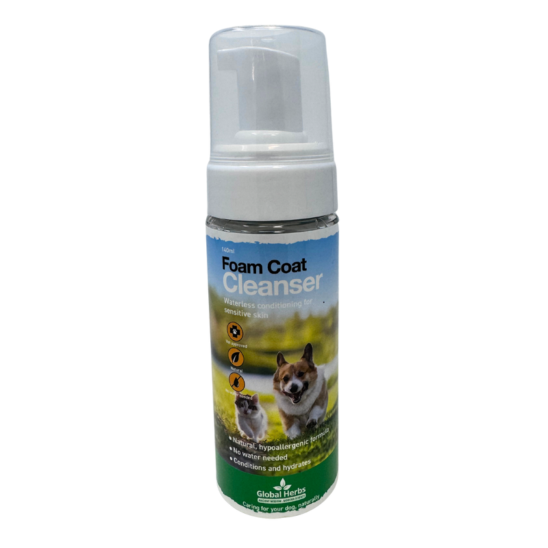 Foam Coat Cleanser 140ml - Global Herbs  - Canine