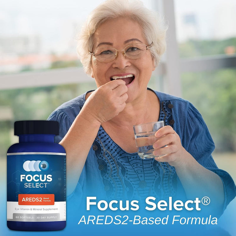 Focus Select AREDS2-Based Eye Vitamin - Low Zinc Formula (360 ct)