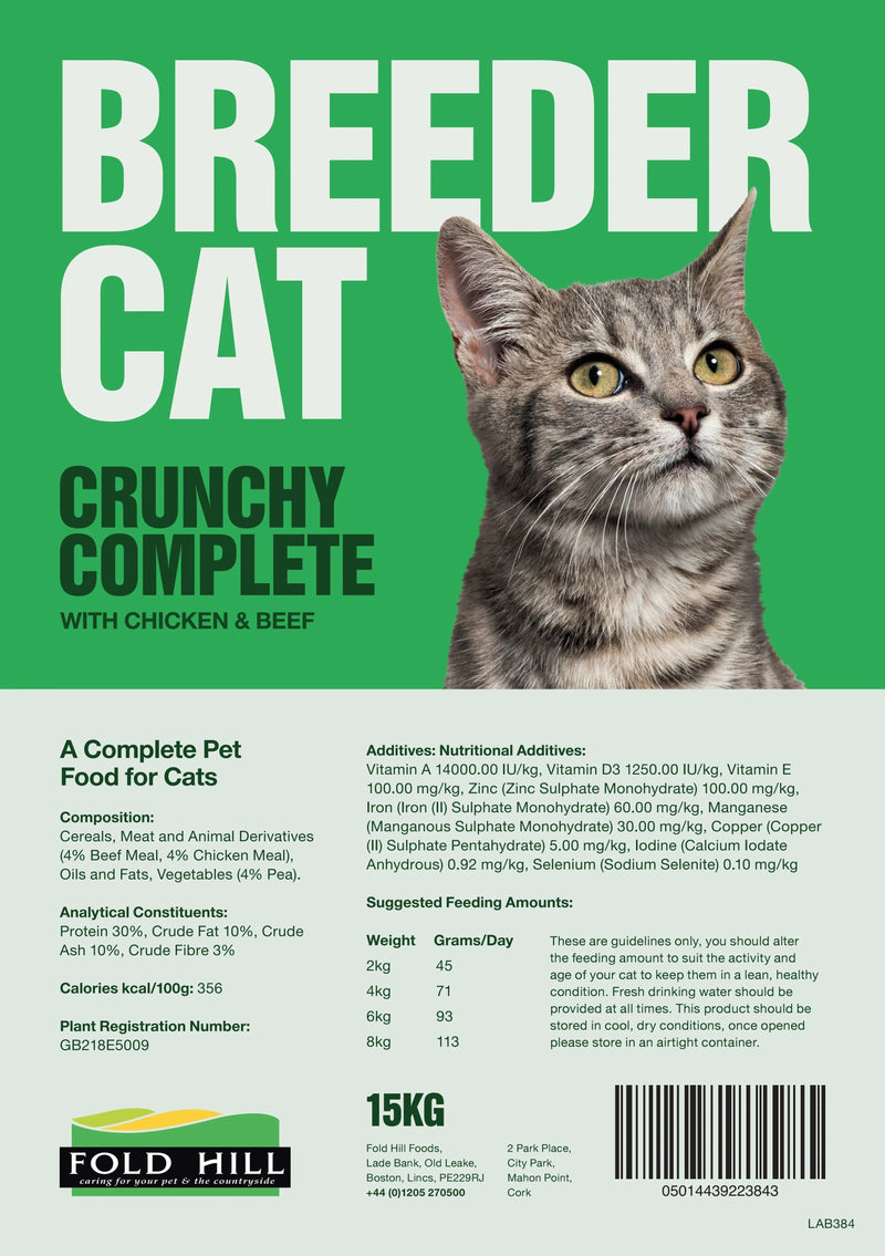 Fold Hill Breeder Cat Complete 15kg