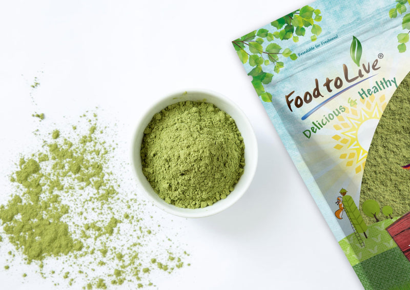 Food to Live Alfalfa Powder - 1.5 lbs | Raw Whole Young Leaves | Vegan, Keto & Paleo