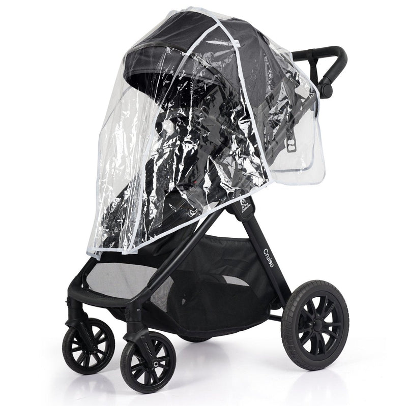 For Your Little One Cruise 3 In 1 Travel System With Car Seat - Eclipse Black (Free Cupholder / Seat Liner Included!)