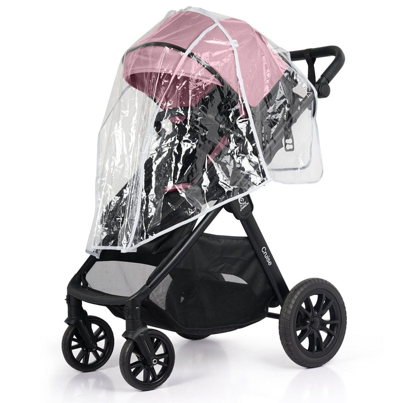 For Your Little One Cruise 3 In 1 Travel System With Car Seat - Blush Rose (Free Cupholder And Seat Liner Included!)