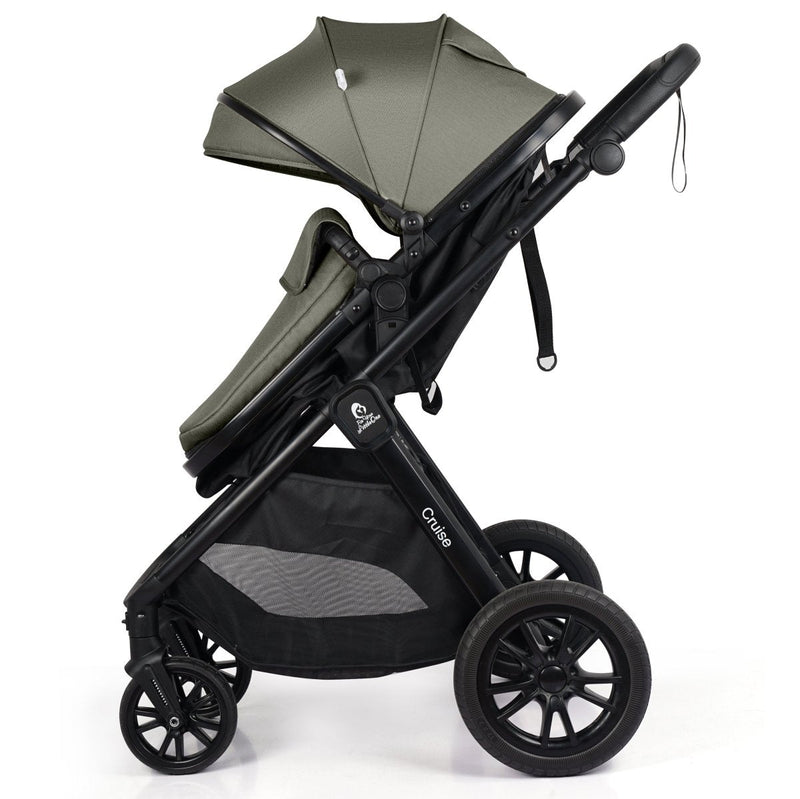 For Your Little One Cruise 3 In 1 Travel System With Car Seat - Pebble Sage (Free Cupholder And Seat Liner Included!)