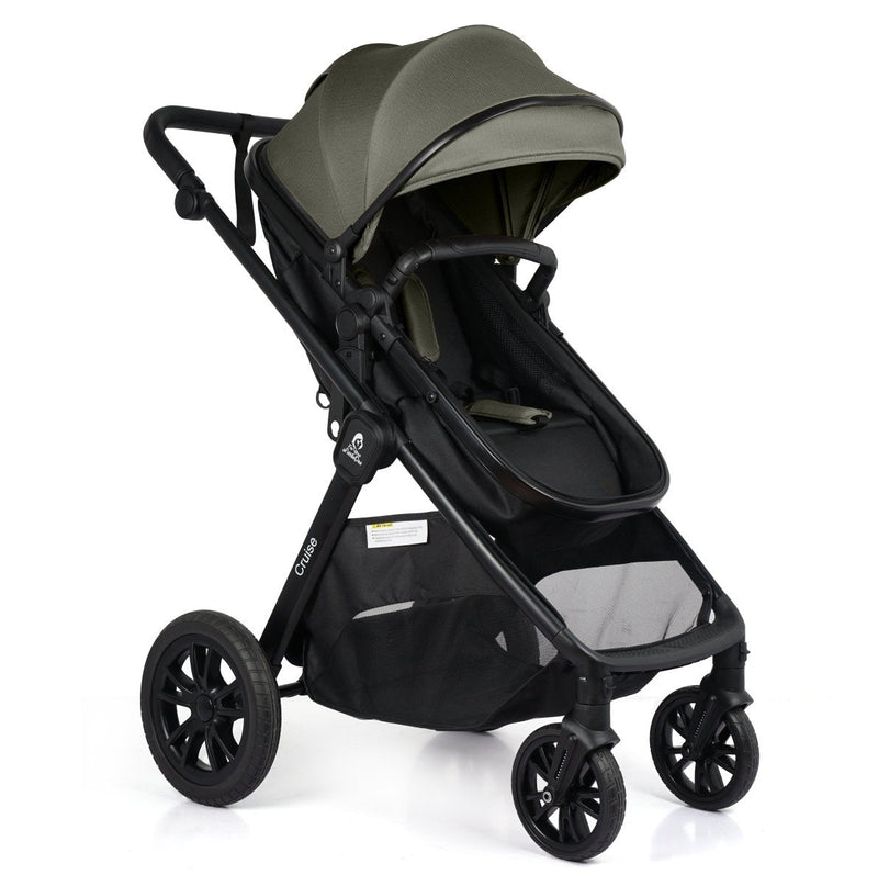For Your Little One Cruise 3 In 1 Travel System With Car Seat - Pebble Sage (Free Cupholder And Seat Liner Included!)